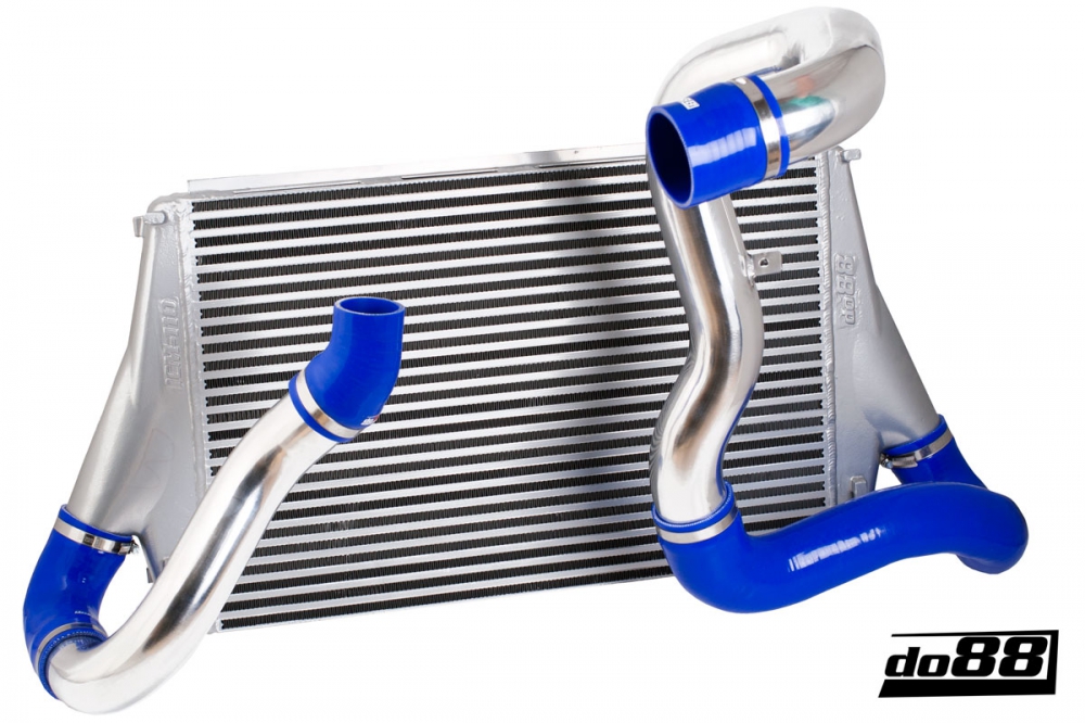 SAAB 9-3 2.8T V6 06-11 Intercooler Kit Blå slang