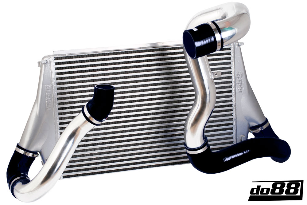 SAAB 9-3 2.8T V6 06-11 Intercooler Kit Svart slang