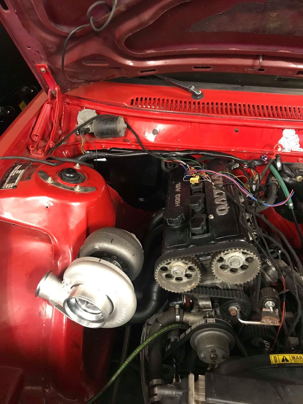 CMR Grenrör Volvo 16V - 740/ 940 svartstål