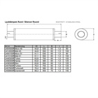 Dämpare midi 2 tum Rostfritt