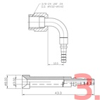 Bygg egen stålomspunnen AN3 bromsslang (Rostfritt)
