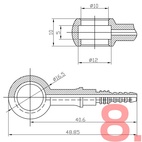 Bygg egen stålomspunnen AN3 bromsslang (Rostfritt)