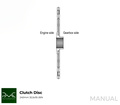 PMC RACE Steg 1 Saab H - BMW M57N HGD JGA - 240mm / 9.45"