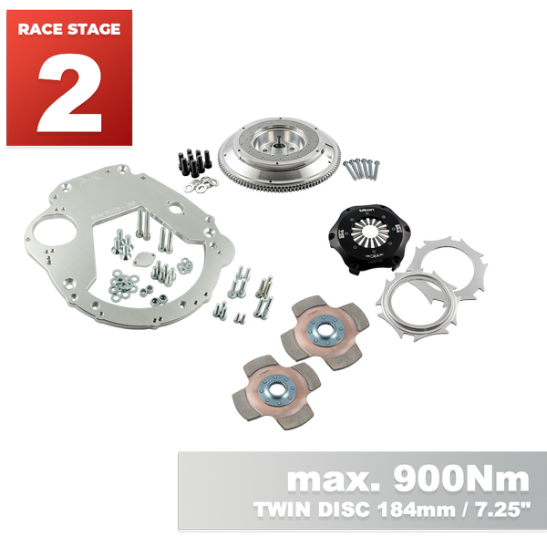 PMC RACE Steg 2 BMW M50 M52 M54 S50 S52 S54 - BMW M57N HGU HGK - 184mm 7.25" (P)