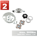 PMC RACE Steg 2 BMW M50 M52 M54 S50 S52 S54 - BMW M57N HGD JGA - 184mm 7.25" (P) (V)