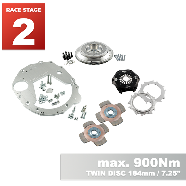 PMC RACE Steg 2 BMW M50 M52 M54 S50 S52 S54 - BMW M57N HGD JGA - 184mm 7.25" (P) (V)