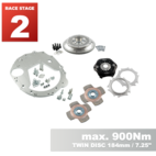 PMC RACE Steg 2 BMW M50 M52 M54 S50 S52 S54 - BMW M57N HGD JGA - 184mm 7.25" (P) (V)