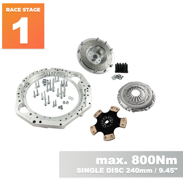 PMC RACE Steg 1 BMW M60 - BMW M57 / E46 S54 M3 - 240mm / 9.45"