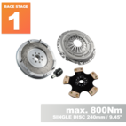 PMC RACE Steg 1 BMW M50 S50 M52 S52 M54 S54 - BMW N54 - 240mm / 9.45" 7150g / 15.76lb