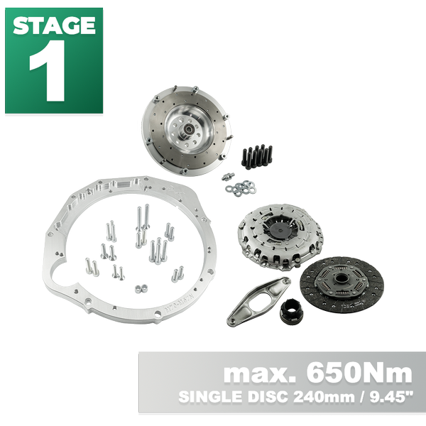 PMC Steg 1 BMW M70 M73 - BMW M57N HGD JGA - 240mm / 9.45"