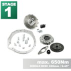 PMC Steg 1 BMW M70 M73 - BMW M57N HGD JGA - 240mm / 9.45"