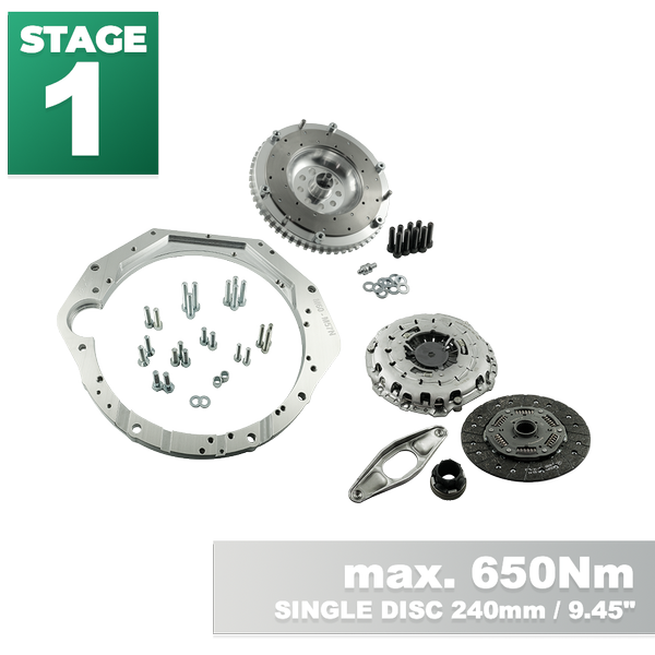 PMC Steg 1 BMW M62 - BMW M57N HGU HGK - 240mm / 9.45"