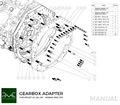 PMC Adapter Kit GM Chevrolet LS - Nissan 350Z Z33 370Z Z34 - 184mm / 7.25" (P)