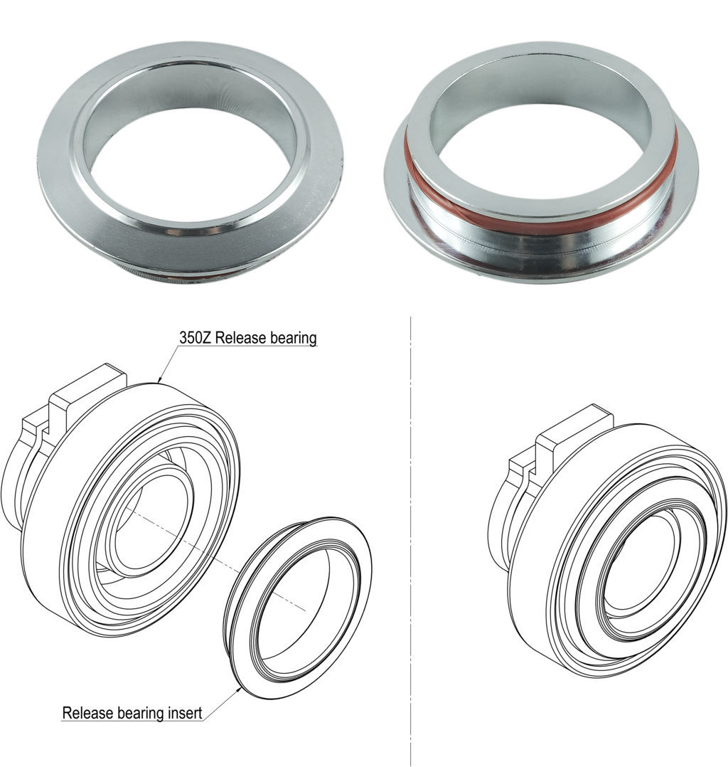 PMC RACE Steg 3 Nissan RB - Nissan 350Z Z33 370Z Z34 - 184mm / 7.25" (P)