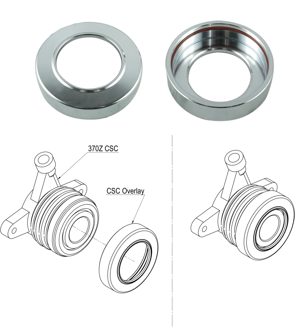 PMC RACE Steg 3 Nissan RB - Nissan 350Z Z33 370Z Z34 - 184mm / 7.25" (P)