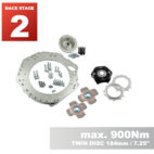 PMC RACE Steg 2 GM Chevrolet LSX - BMW M57N HGU HGK / N54 - 184mm / 7.25" (P)