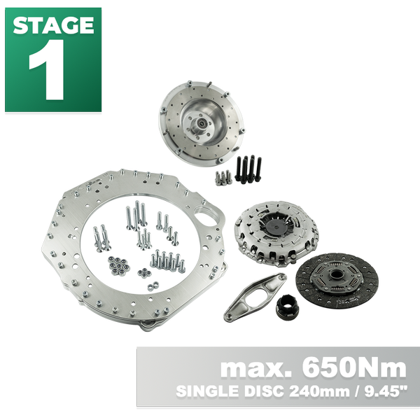 PMC Steg 1 GM Chevrolet LS - BMW M57N HGD JGA - 240mm / 9.45"