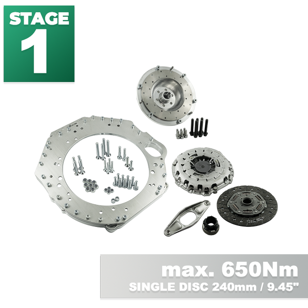 PMC Steg 1 Chevrolet LS - BMW M57N HGU HGK / BMW N54 - 240mm / 9.45"