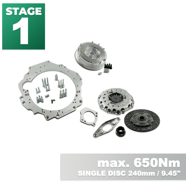 PMC Steg 1 Ford Barra - BMW M57N HGD JGA HGA - 240mm / 9.45"