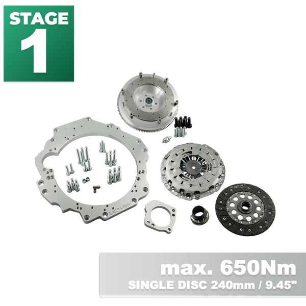 PMC Steg 1 Ford Barra - BMW M57 - 240mm / 9.45"