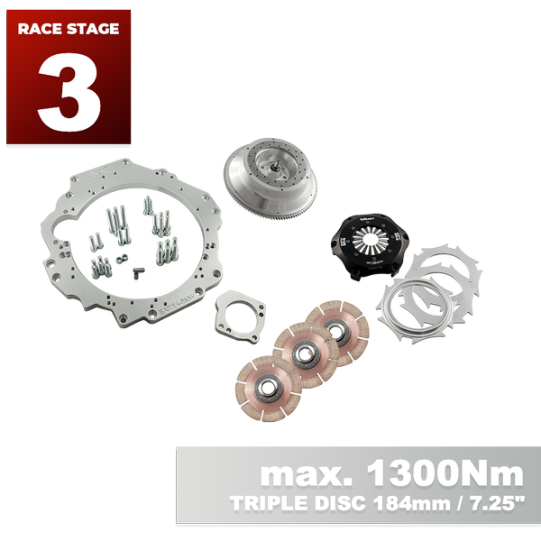 PMC RACE Steg 3 Ford Barra - BMW M57N HGU HGK / N54 - 184mm / 7.25" (P)