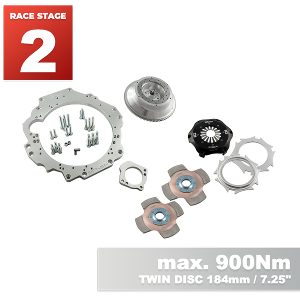 PMC RACE Steg 2 Ford Barra - BMW M57N HGU HGK / N54 - 184mm / 7.25" (P)