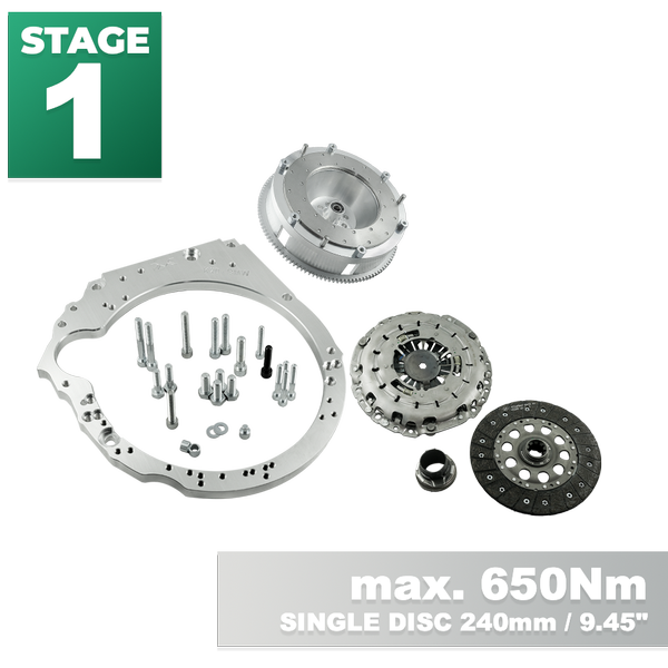 PMC Steg 1 Honda K - BMW M57 / E46 S54 M3 - 240mm / 9.45"