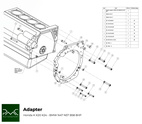 PMC Adapter Kit Honda K K20 K24 - BMW ZF 8HP70 N57 N57N  / ZF 8HP50 B58