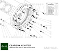 PMC Adapter Kit Mercedes-Benz M112 M113 - BMW M57N HGU HGK / N54 - 240mm / 9.45"