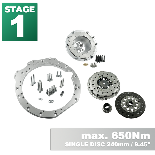 PMC Steg 1 Mercedes-Benz M113 - BMW M57 / E46 S54 M3 - 240mm / 9.45"