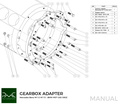 PMC Adapter kit Mercedes-Benz M112 M113 - BMW M57 / E46 S54 M3 - 240mm / 9.45"