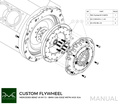 Adapter kit växellåda Mercedes OM605 OM606 - BMW M57N2 6-speed