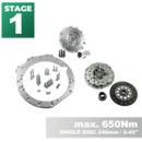 PMC Steg 1 Mercedes-Benz M112 M113 - BMW M57 / E46 S54 M3 - 240mm / 9.45"