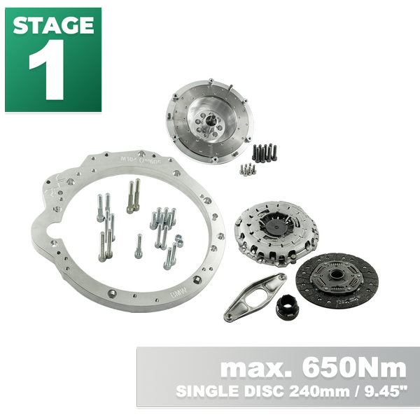 PMC Steg 1 Mercedes-Benz M104 OM605 OM606 - BMW M57N HGU HGK / N54 - 240mm / 9.45"