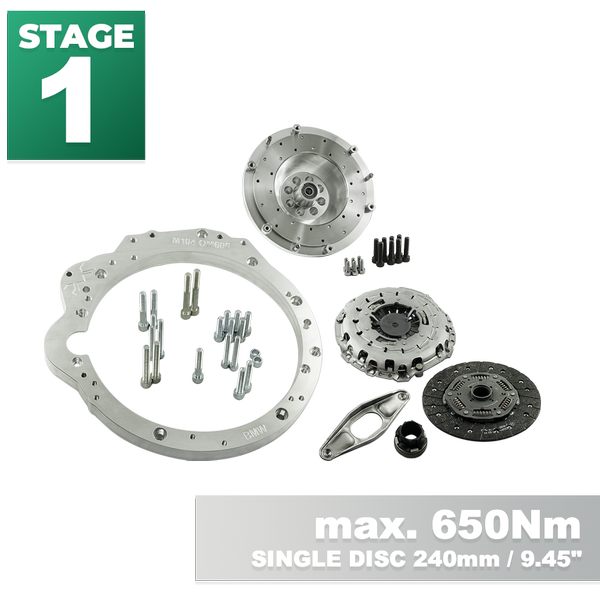 PMC Steg 1 Mercedes-Benz M104 OM605 OM606 - BMW M57N HGD JGA - 240mm / 9.45"