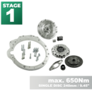 PMC Steg 1 Mercedes-Benz M104 OM605 OM606 - BMW M57N HGD JGA - 240mm / 9.45"