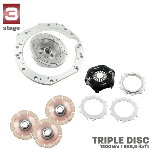 PMC RACE Steg 3 Mercedes-Benz M156 - BMW M57N HGU HGK / N54 - 184mm / 7.25" (P)