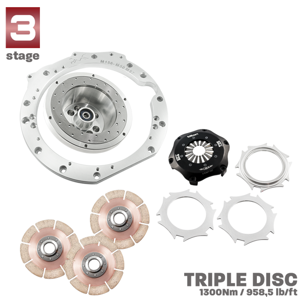 PMC RACE Steg 3 Mercedes-Benz M156 - BMW M50 S50 M52 S52 M54 - 184mm / 7.25" (P)
