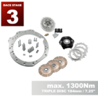 PMC RACE Steg 3 Mercedes-Benz M113 - BMW M57 / E46 S54 M3 - 184mm / 7.25" (P)