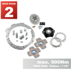 PMC RACE Steg 2 Mercedes-Benz M113 - BMW M57 / E46 S54 M3 - 184mm / 7.25" (P)