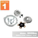 PMC RACE Steg 1 Mercedes-Benz M113 - BMW M57N HGU HGK / N54 - 240mm / 9.45"
