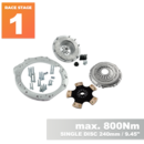 PMC RACE Steg 1 Mercedes-Benz M113 - BMW M57N HGD JGA - 240mm / 9.45"