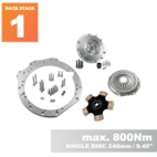 PMC RACE Steg 1 Mercedes-Benz M112 M113 - BMW M57 / E46 S54 M3 - 240mm / 9.45"