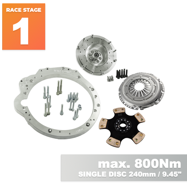 PMC RACE Steg 1 Mercedes-Benz M104 - BMW M57N HGD JGA - 240mm / 9.45"