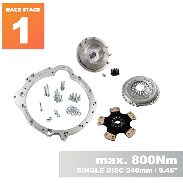 PMC RACE Steg 1 Nissan RB - BMW M57N HGD JGA - 240mm / 9.45"