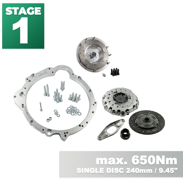 PMC Steg 1 Nissan RB - BMW M57N HGD JGA - 240mm / 9.45"