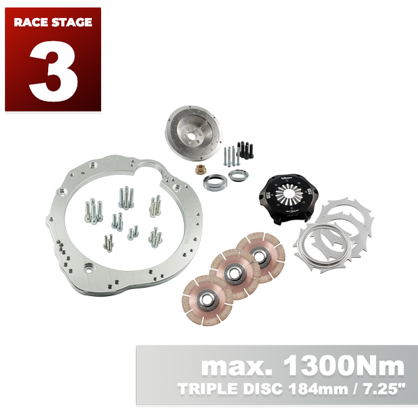 PMC RACE Steg 3 Nissan RB - Nissan 350Z Z33 370Z Z34 - 184mm / 7.25" (P)