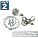 PMC Steg 2 Toyota JZ 1JZ 2JZ - BMW E60 M57N2 6-speed HGD JGA - 228mm / 8.98"