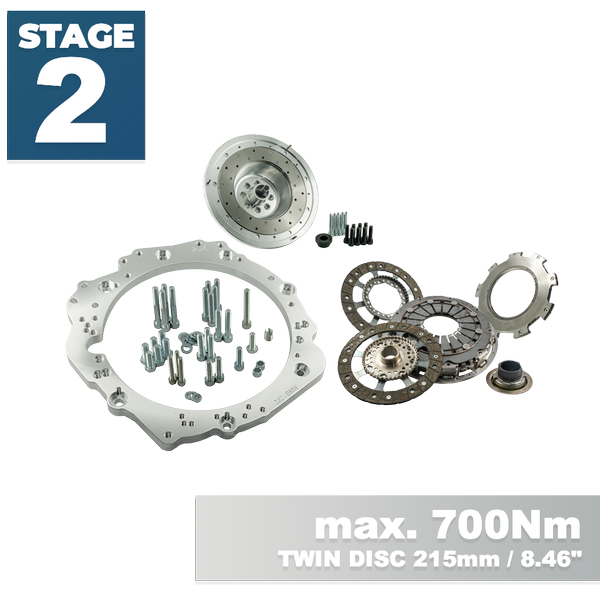 PMC Steg 2 Toyota JZ - BMW M57N HGU HGK - 228mm / 8.98"