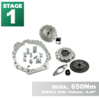 PMC Steg 1 Toyota UZ - BMW M57N HGU HGK / N54 - 240mm / 9.45"